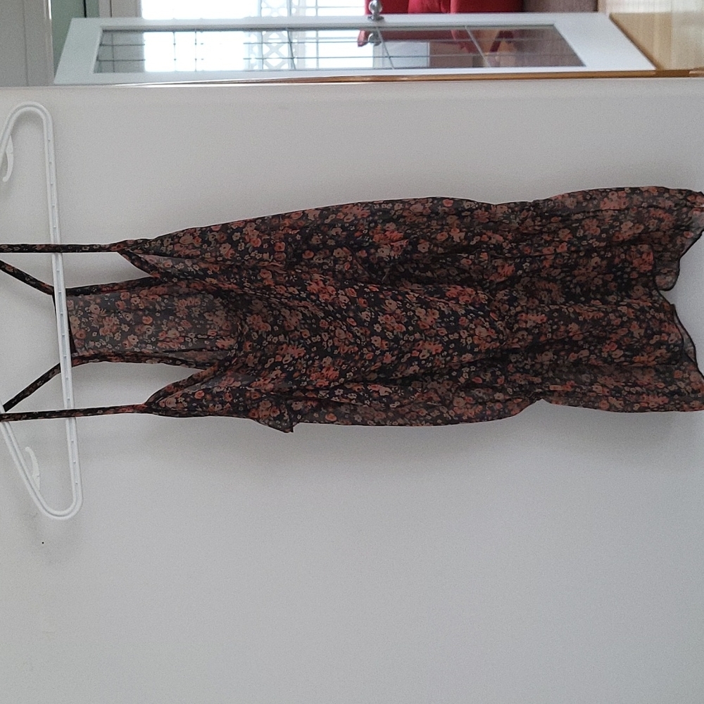 Floral sheer top